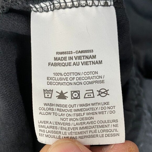 Nike Men's Sweatpants Medium Joggers 100% Cotton Elastic Waistband & Cuffs Black - Picture 11 of 13